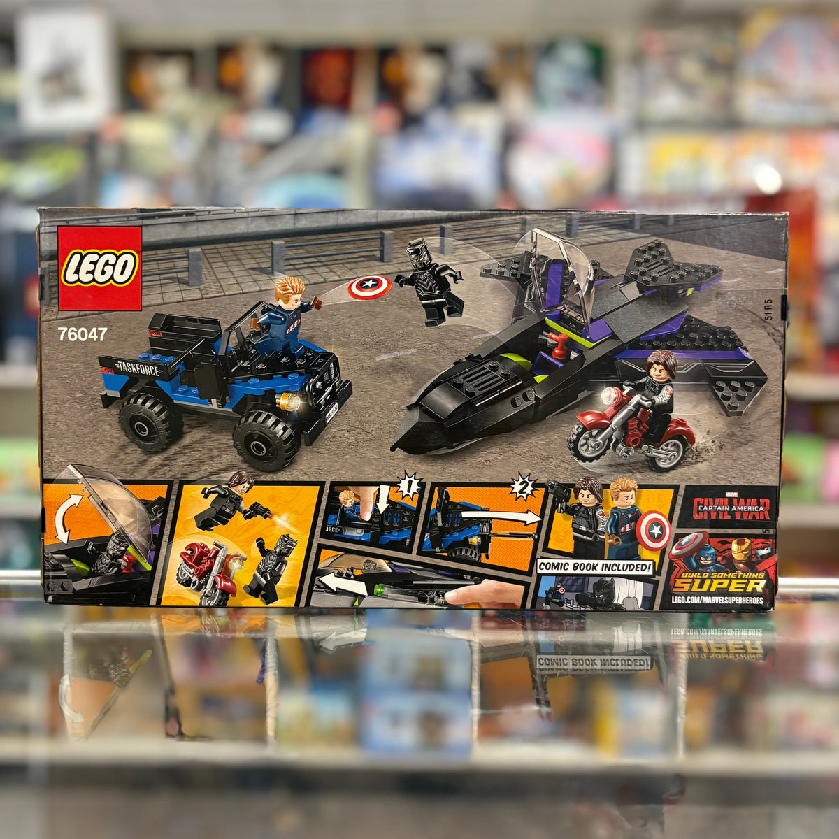 Black Panther Pursuit, 76047 - LEGO® Marvel Set