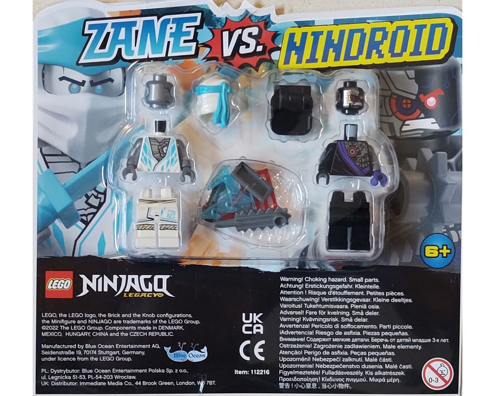 Zane vs. Nindroid blister pack, 112216
