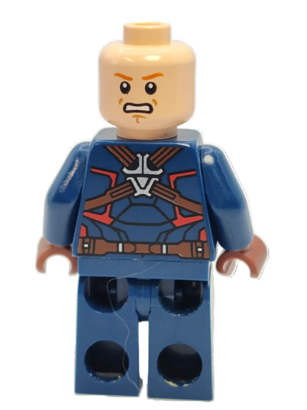 Captain America - Dark Blue Suit, sh0184, LEGO® Marvel Minifigure