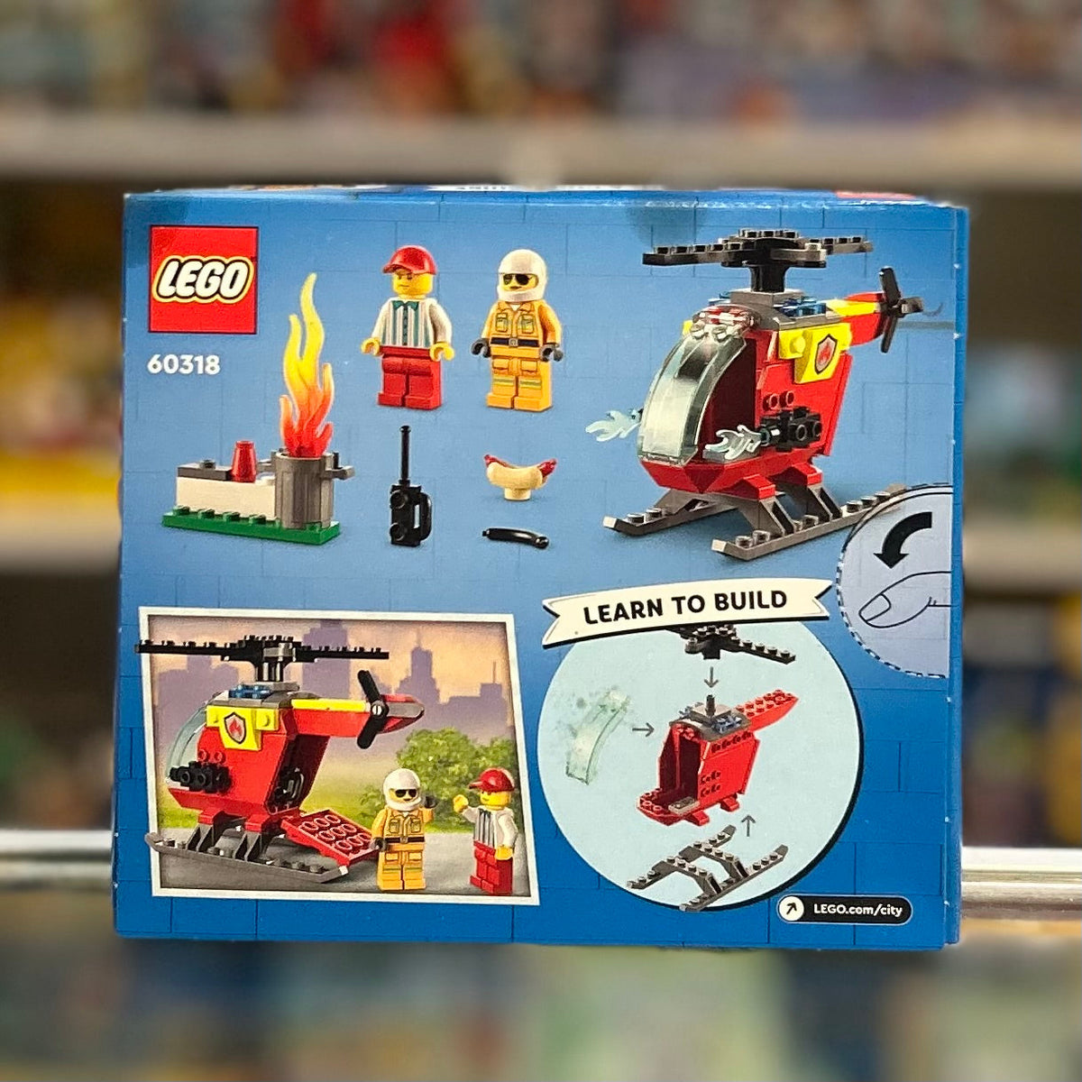 Fire Helicopter, 60318 - LEGO® City Set
