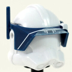 Detail White Print Dark Blue Visor- CAC