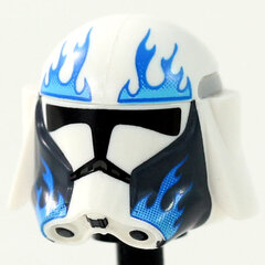 RHeavy Burning Legion Blue Helmet- CAC