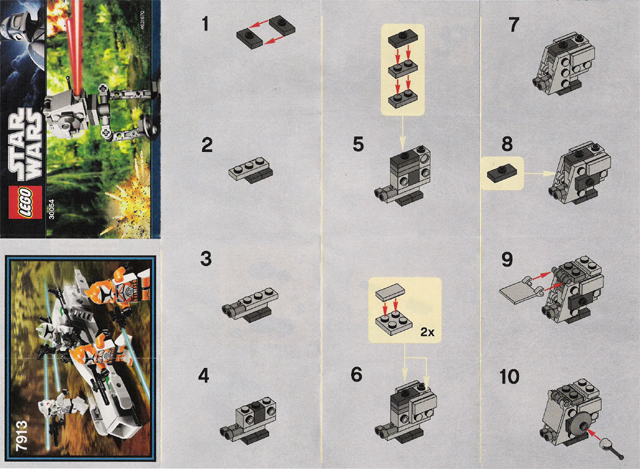 30054-AT - ST - Mini polybag - INSTRUCTIONS ONLY