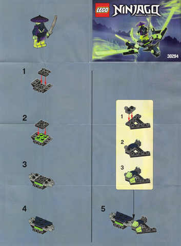 30294-The Cowler Dragon polybag - INSTRUCTIONS ONLY