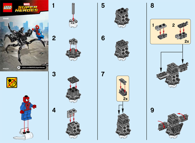 30448-Spider - Man Vs. The Venom Symbiote polybag - INSTRUCTIONS ONLY