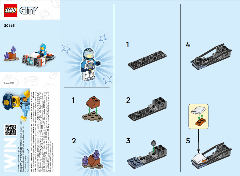 30663-Space Hoverbike polybag - INSTRUCTIONS ONLY