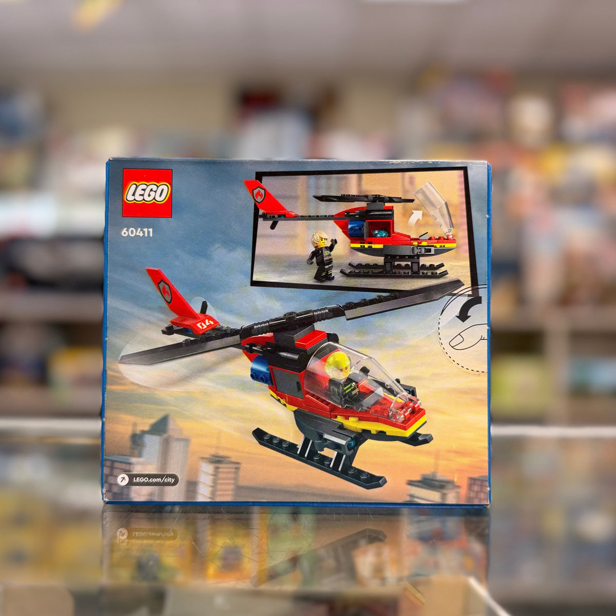 Fire Rescue Helicopter, 60411 - LEGO® City Set