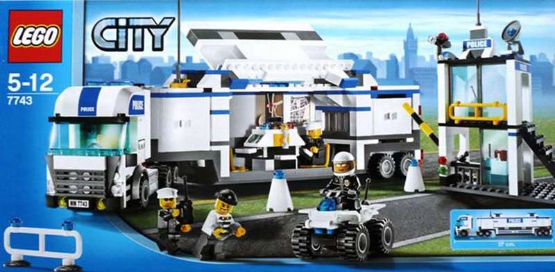 7743 - Police Command Center - EMPTY BOX ONLY