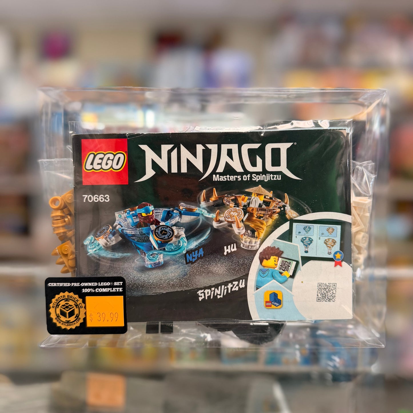 70663 - Spinjitzu Nya & Wu - EMPTY BOX ONLY
