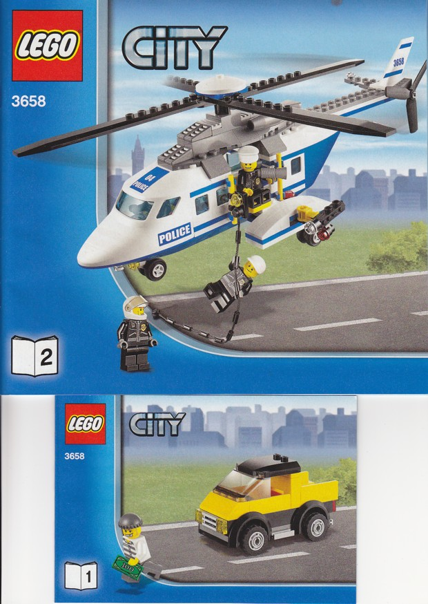 3658-Police Helicopter - INSTRUCTIONS ONLY