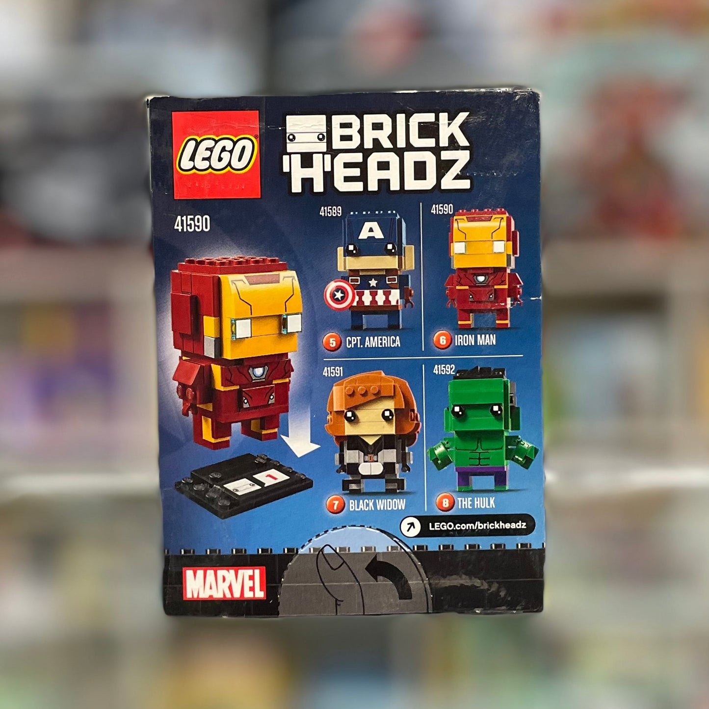 Iron Man, 41590, Lego® BrickHeadz: Marvel Super-Heroes Set