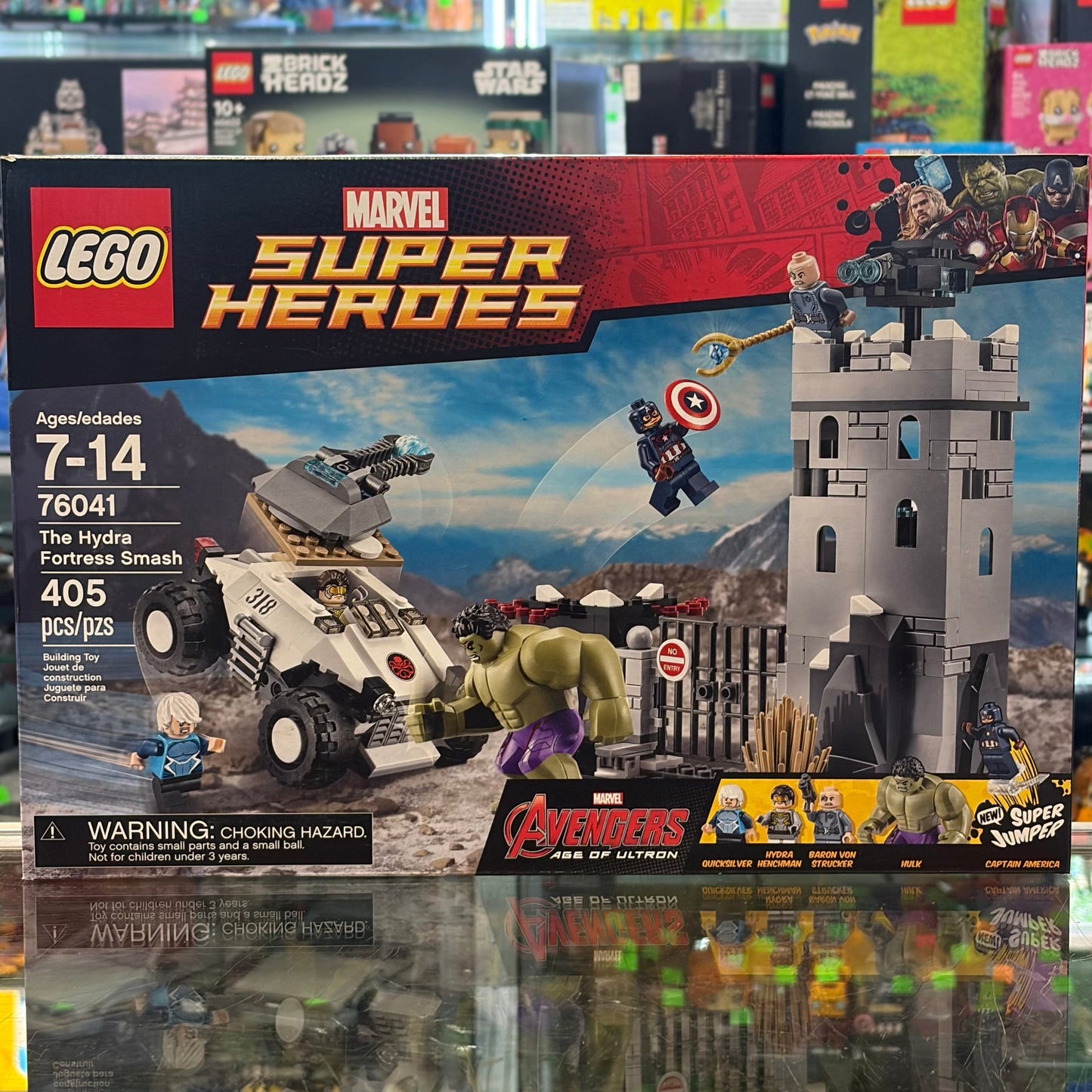 76041 - The Hydra Fortress Smash - EMPTY BOX ONLY