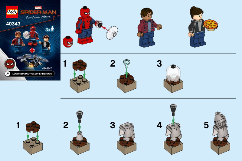 40343-Spider - Man and the Museum Break - In blister pack - INSTRUCTIONS ONLY