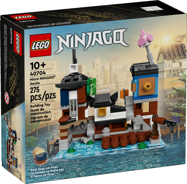 40704 - Micro Ninjago Docks - EMPTY BOX ONLY