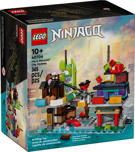 40706 - Micro Ninjago City Markets - EMPTY BOX ONLY