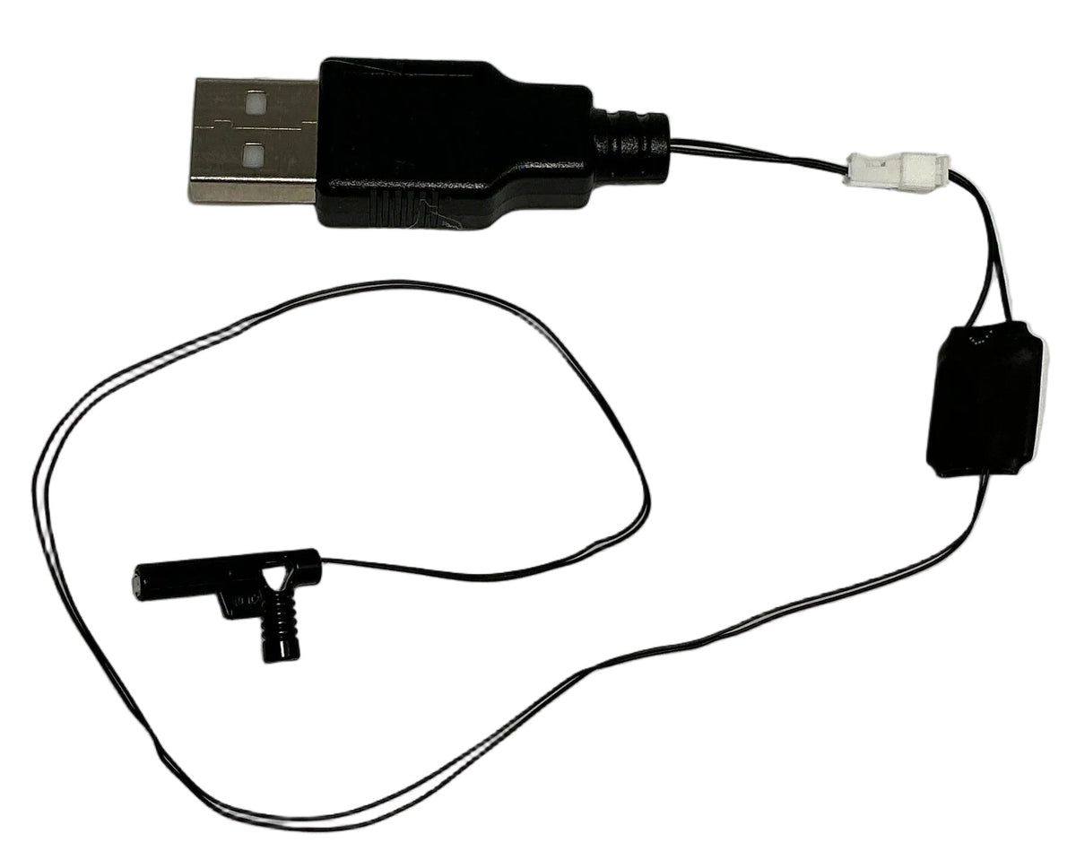 Basic Pistol w/ Flashing LED Light, USB & DIY System, LW-60849