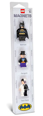 LEGO® Batman Minifigures Magnet Set, Batman, Penguin & Two Face 4493780