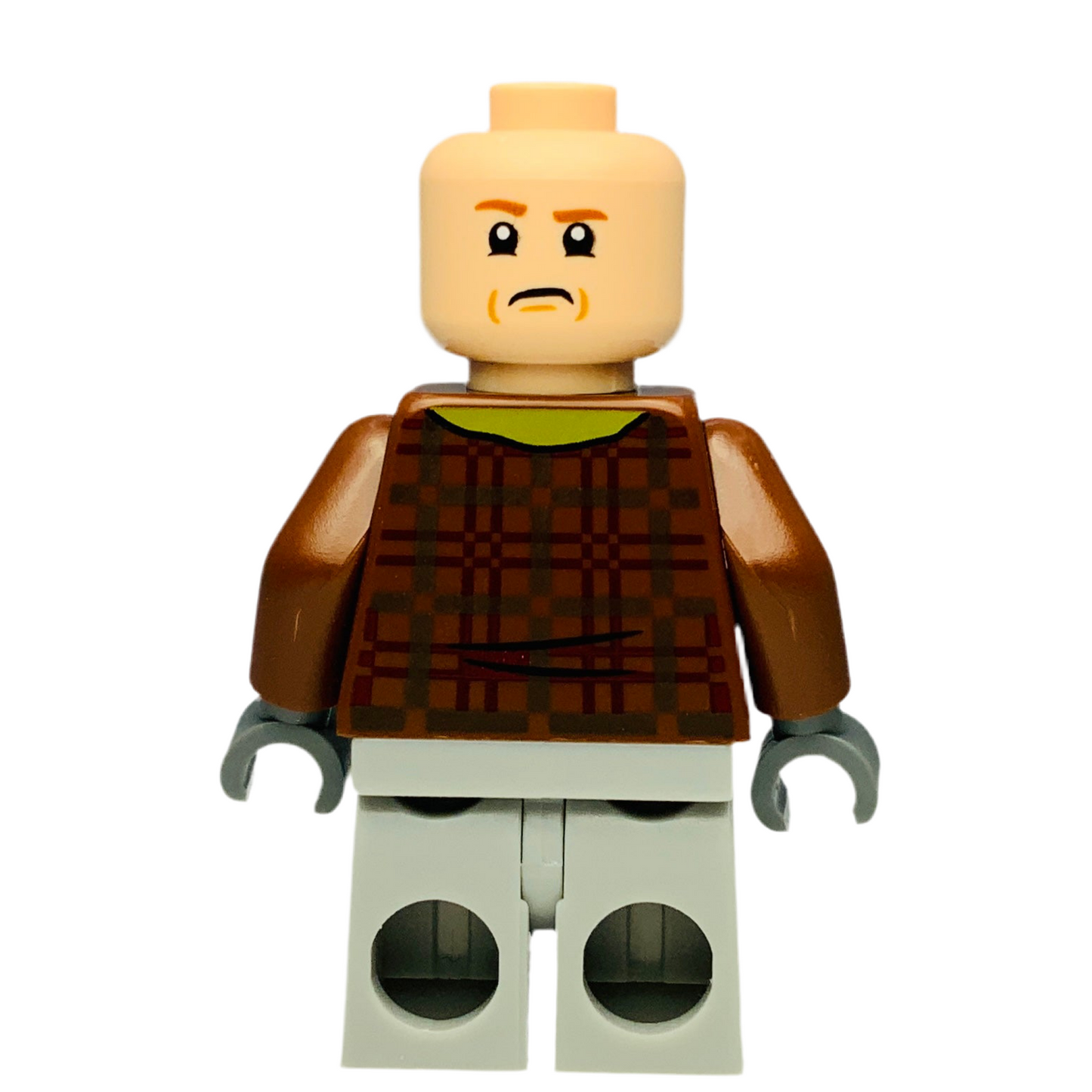 Ron Weasley - Reddish Brown Plaid Jacket, Light Bluish Gray Medium Legs, Dark Orange Hair with Dark Blue Stocking Cap, hp459