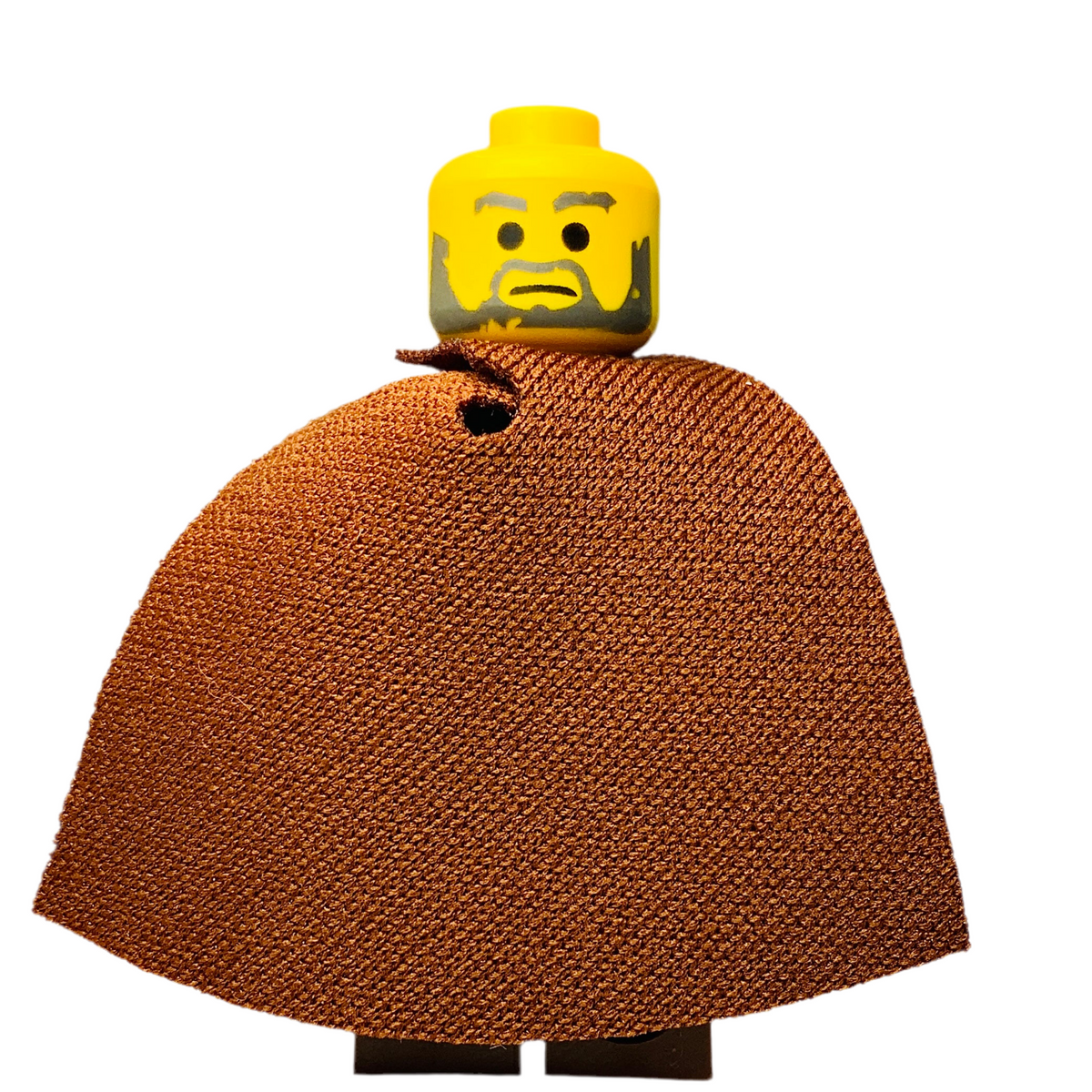Jedi Bob - Dark Bluish Gray Tunic, Reddish Brown Hood and Cape, sw1379