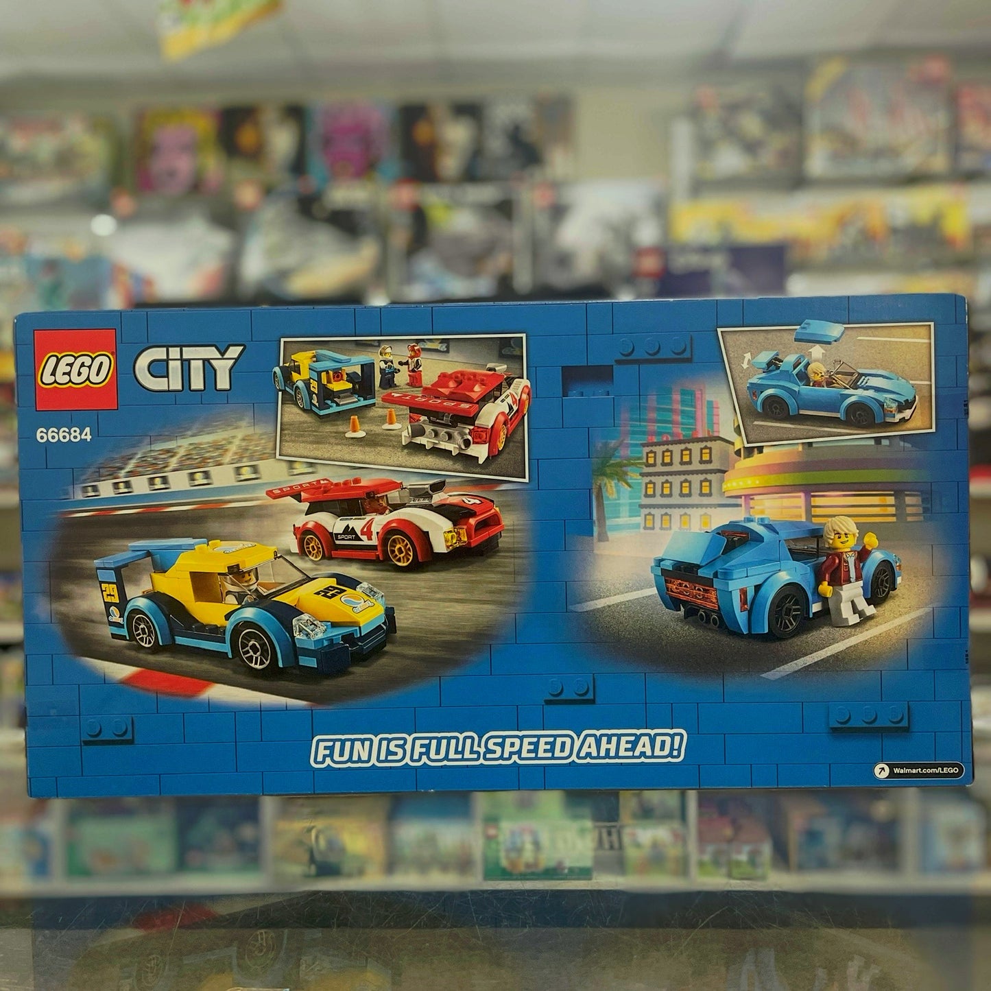City Bundle Pack, 2 in 1 Gift Set (Sets 60256 and 60285 with Storage Case) - LEGO® City Vehicles Gift Set, 66684