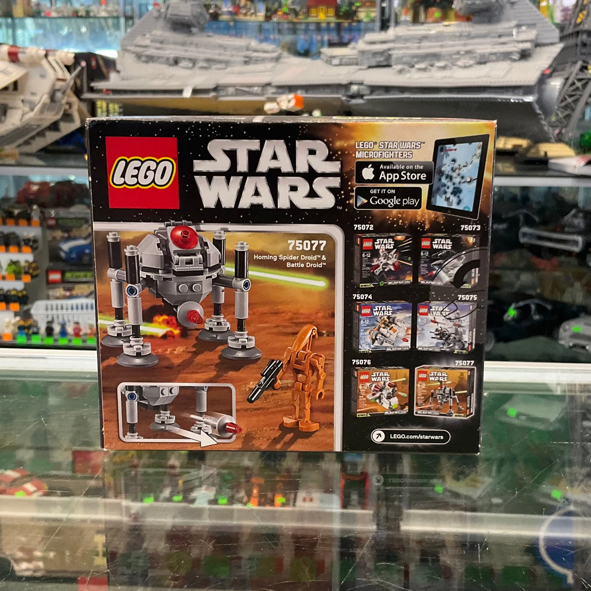 Homing Spider Droid, 75077 - LEGO® Star Wars Set