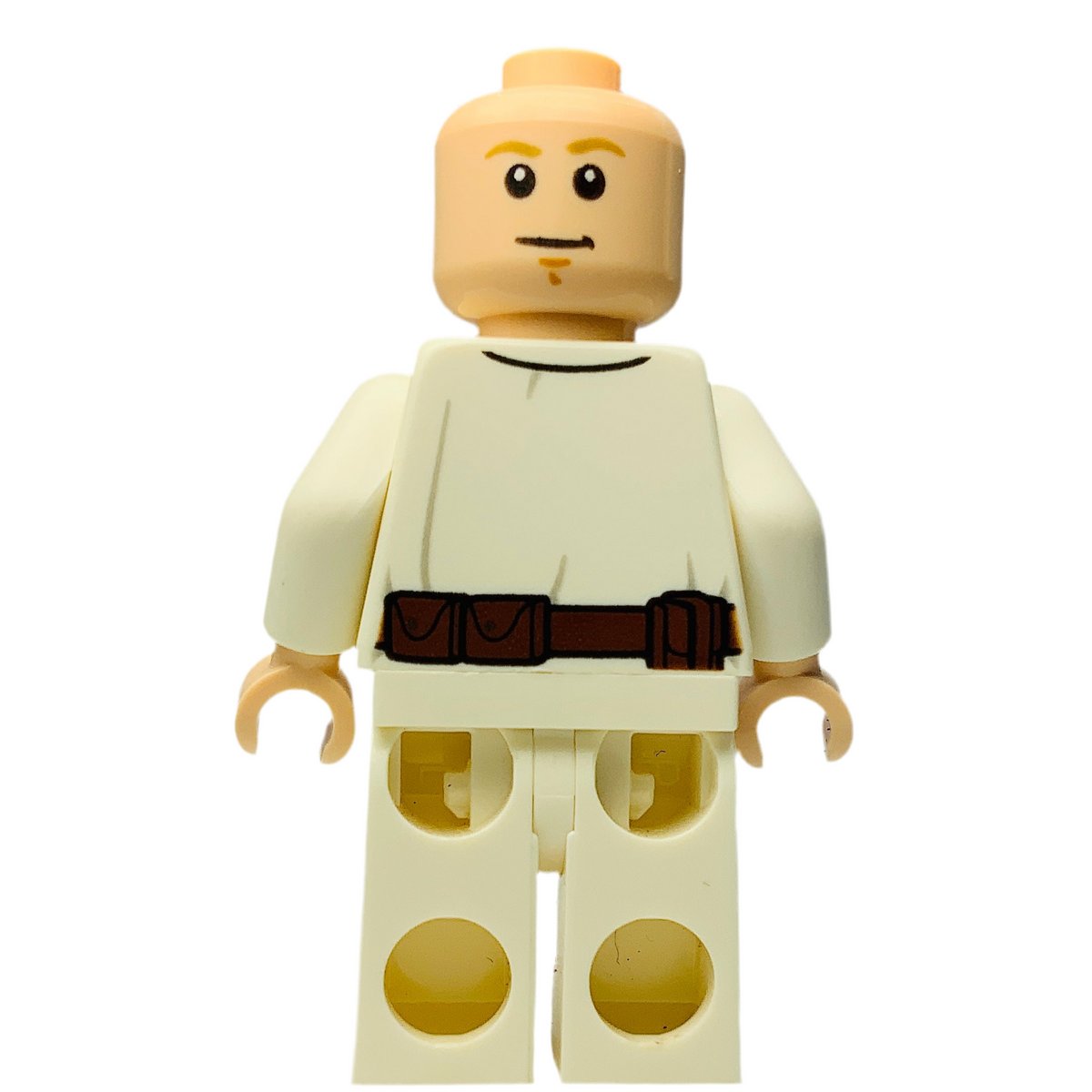 Luke Skywalker (Tatooine, White Legs, Stern / Smile Face Print), sw0778, LEGO® Star Wars Minifigure