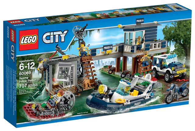 60069 - Swamp Police Station - EMPTY BOX ONLY