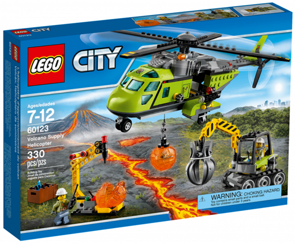 60123 - Volcano Supply Helicopter - EMPTY BOX ONLY