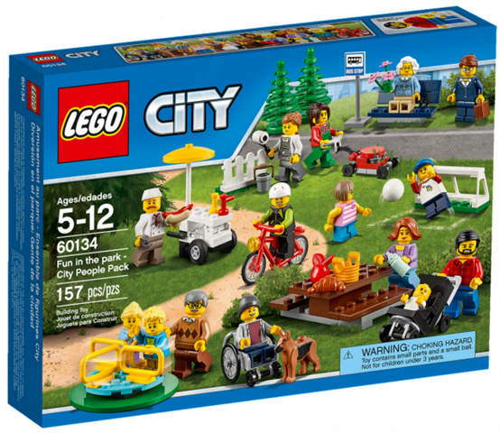 60134 - Fun in the park - City People Pack - EMPTY BOX ONLY