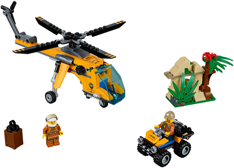 Jungle Cargo Helicopter, 60158 - LEGO® City Set