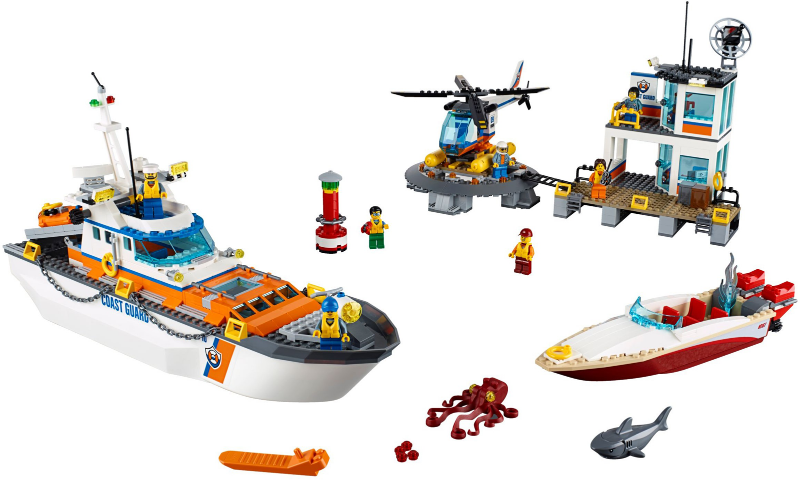 Coast Guard Head Quarters, 60167 LEGO® City Set