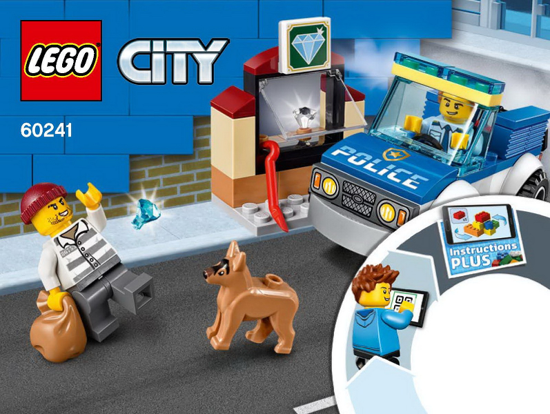 60241-Police Dog Unit - INSTRUCTIONS ONLY