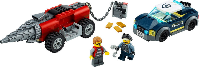 Elite Police Driller Chase, 60273 - LEGO® City Set