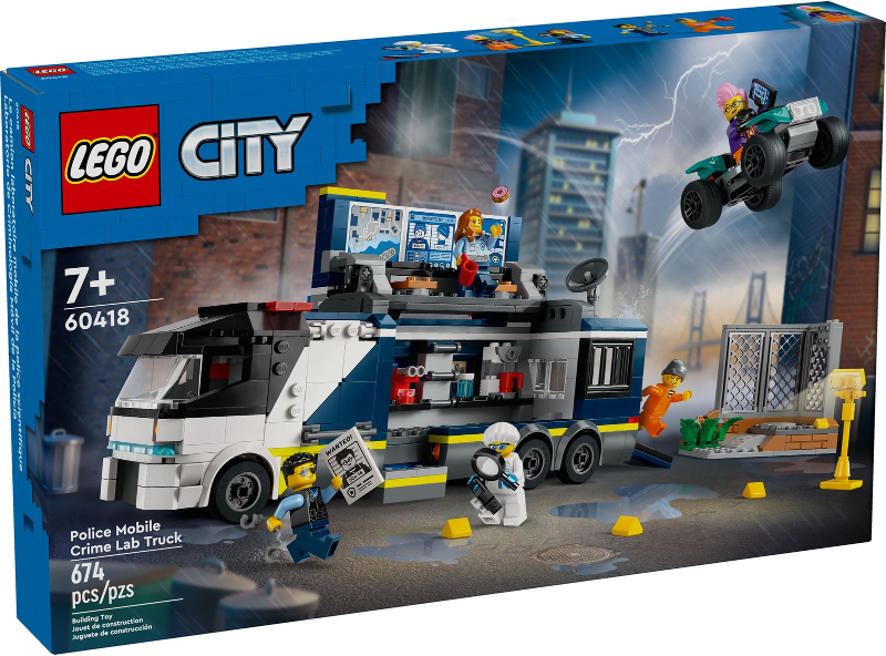 60418 - Police Mobile Crime Lab Truck - EMPTY BOX ONLY