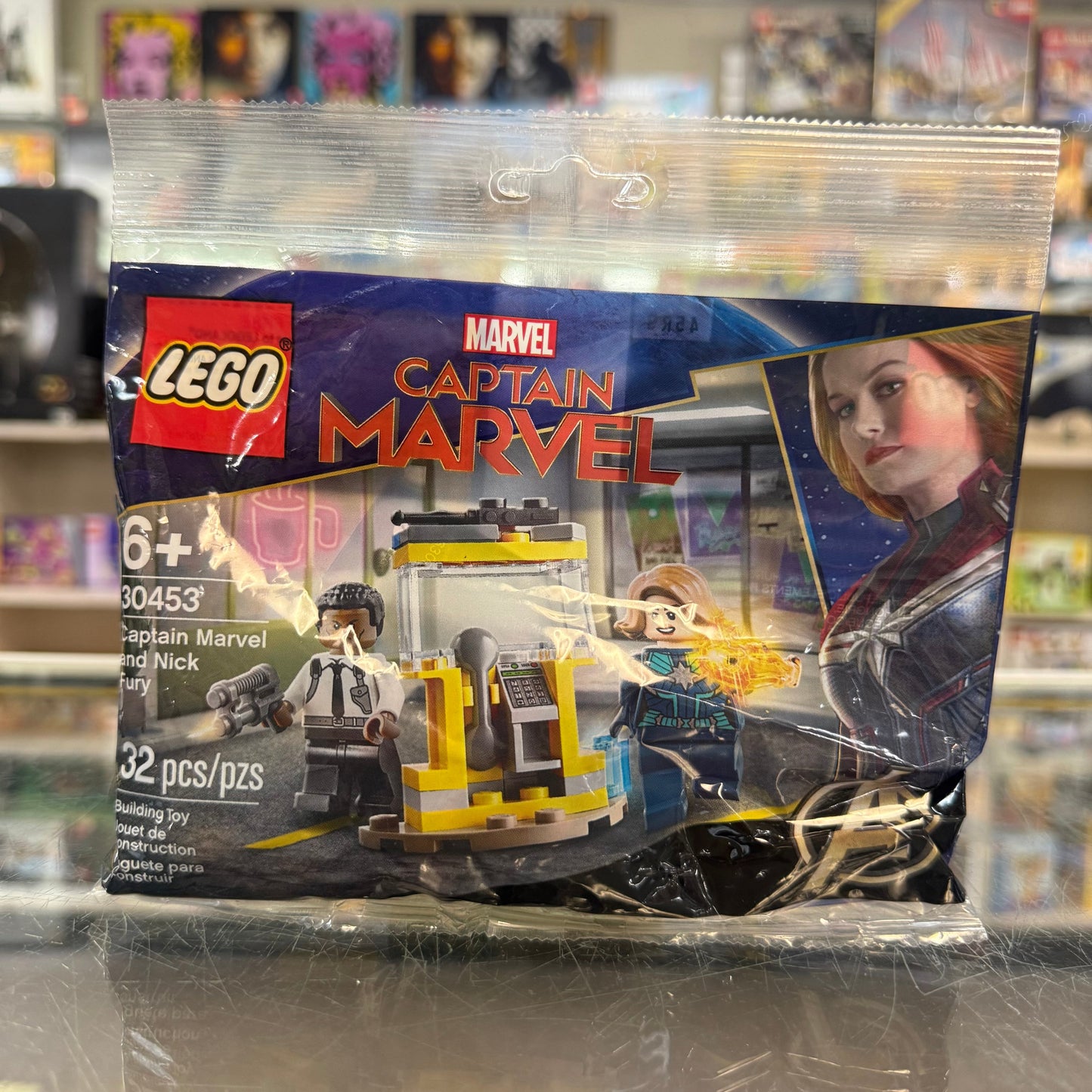 Captain Marvel and Nick Fury Polybag, 30453 - LEGO® Marvel Set