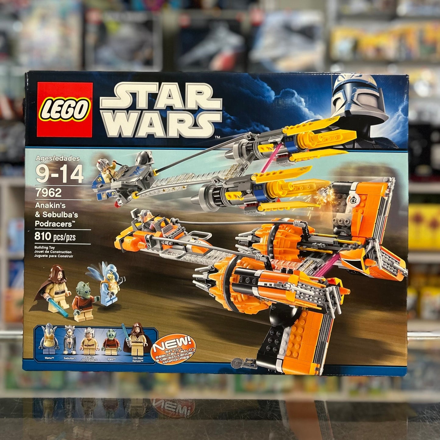 7962 - Anakin's & Sebulba's Podracers - EMPTY BOX ONLY