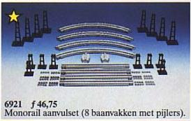 Monorail Accessory Track, 6921