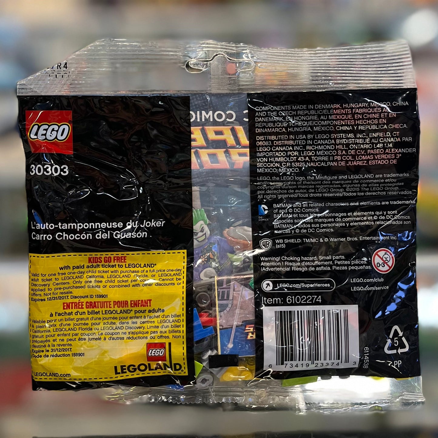 The Joker Bumper Car polybag, 30303 - LEGO® Super Heroes Set