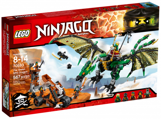 70593 - The Green NRG Dragon - EMPTY BOX ONLY