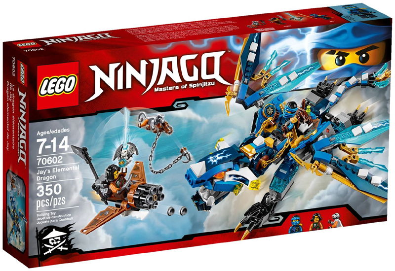 70602 - Jay's Elemental Dragon - EMPTY BOX ONLY
