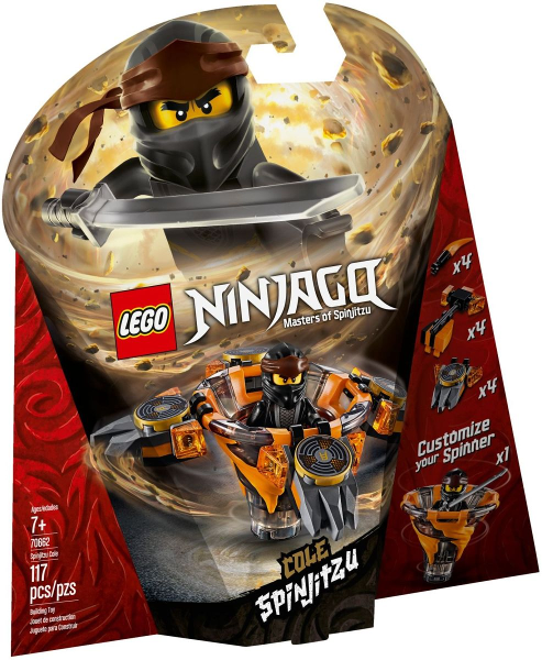 70662 - Spinjitzu Cole - EMPTY BOX ONLY