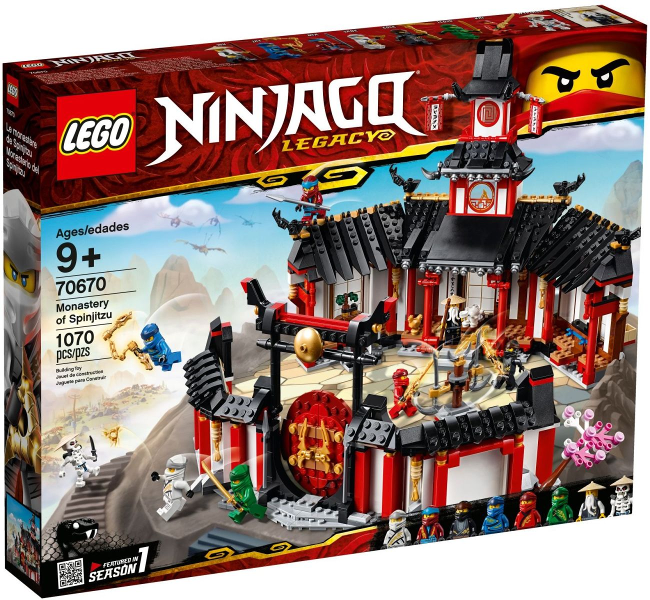 70670 - Monastery of Spinjitzu - EMPTY BOX ONLY