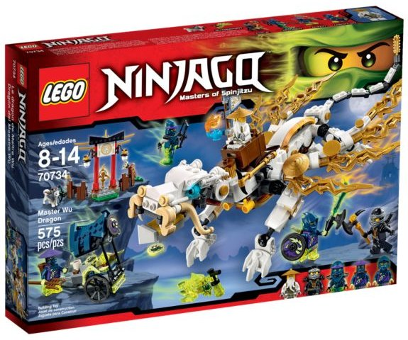 70734 - Master Wu Dragon - EMPTY BOX ONLY
