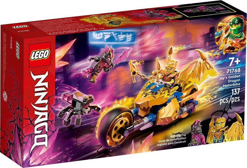71768 - Jay's Golden Dragon Motorbike - EMPTY BOX ONLY