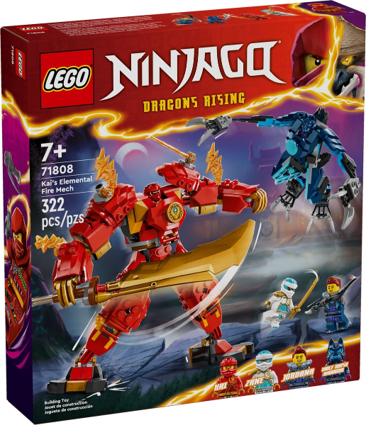 71808 - Kai's Elemental Fire Mech - EMPTY BOX ONLY