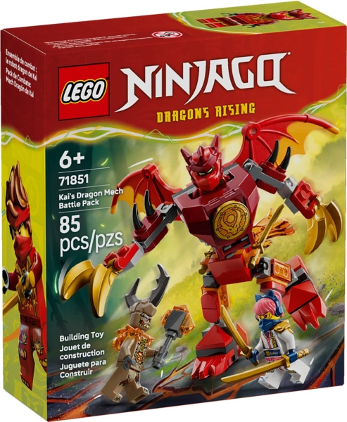 71851 - Kai's Dragon Mech Battle Pack - EMPTY BOX ONLY
