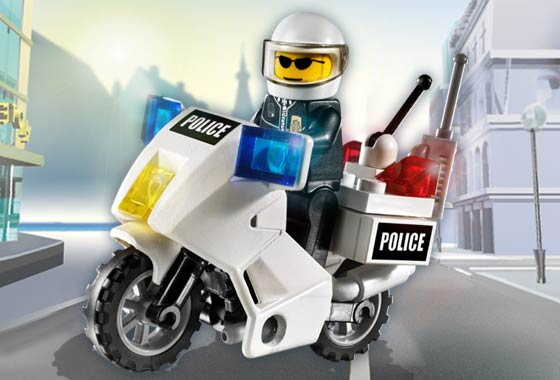 Police Motorcycle, 7235 - LEGO® City Set