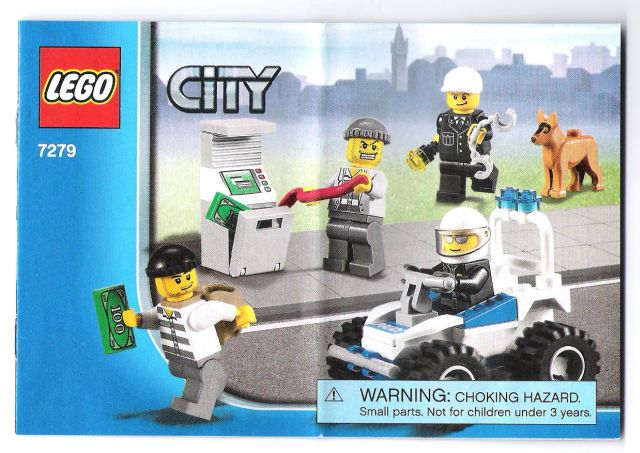 7279-Police Minifigure Collection - INSTRUCTIONS ONLY