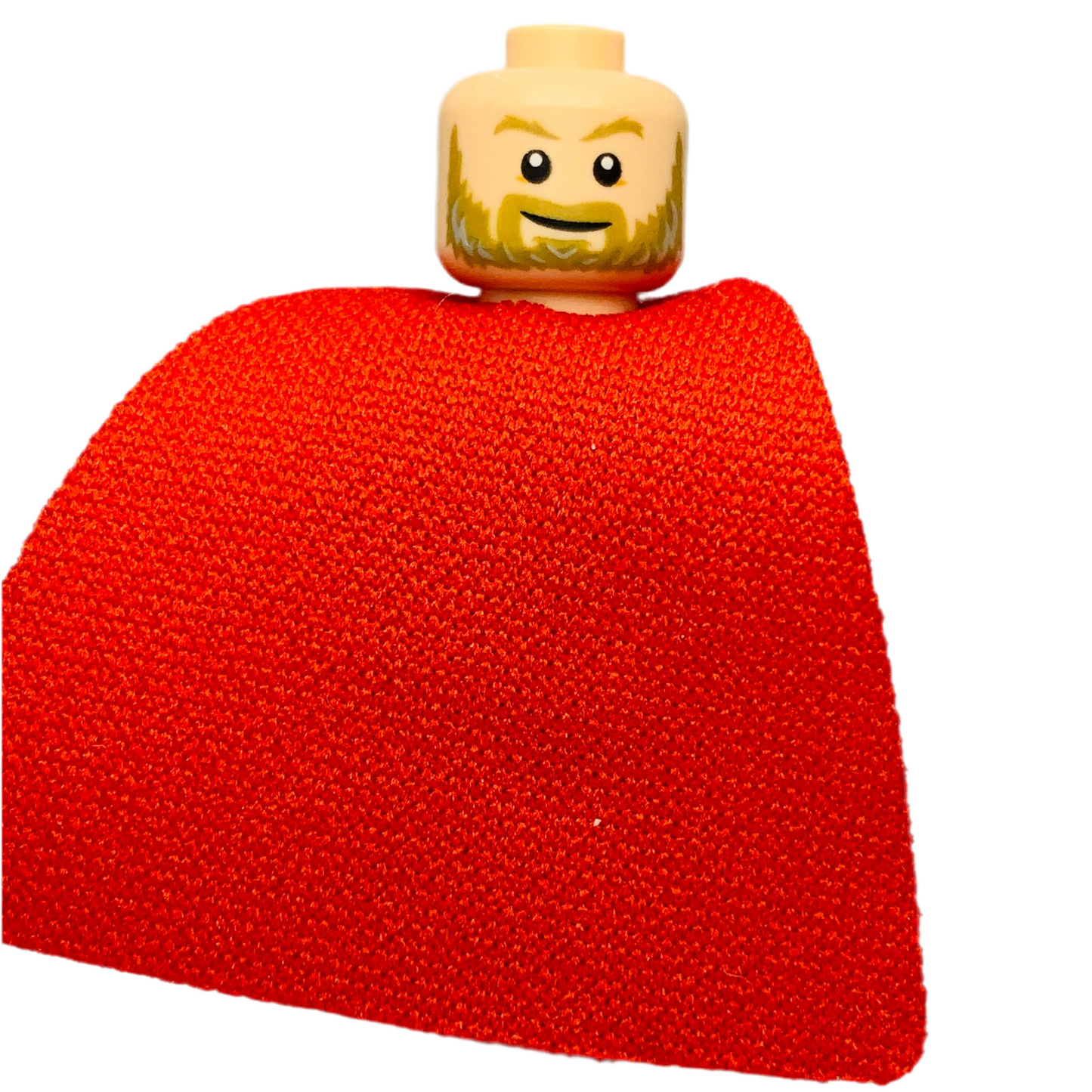 Thor - Spongy Cape with Single Hole, Black Legs, Bushy Hair, sh0915, LEGO® Marvel Minifigure