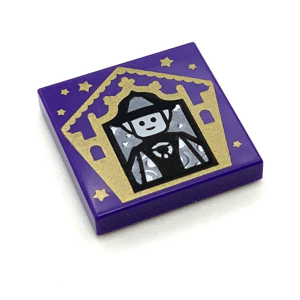 Tile Decorated 2x2 with Chocolate Frog Card Minerva McGonagall Pattern, Part# 3068pb1746